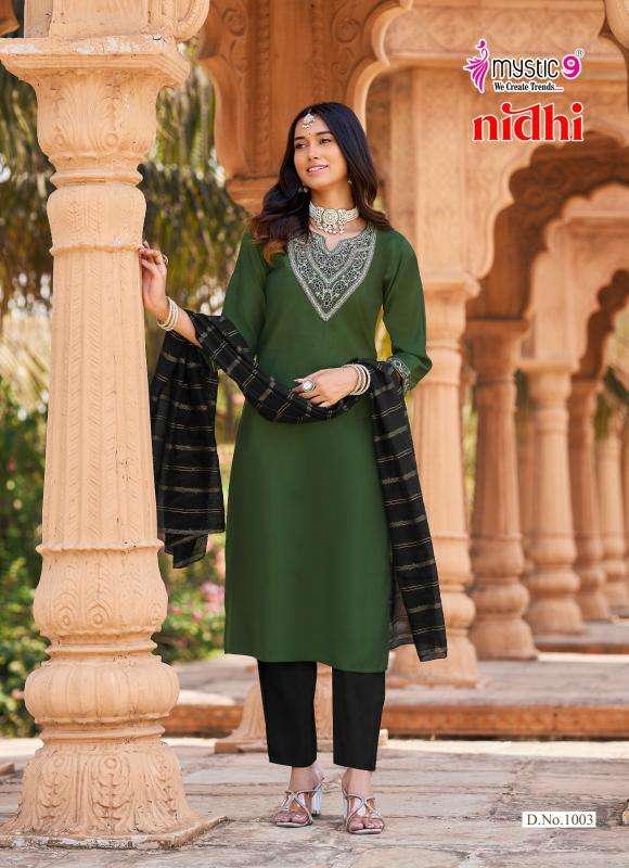 Mystic9 nidhi vol 1 wholesale kurtis online india