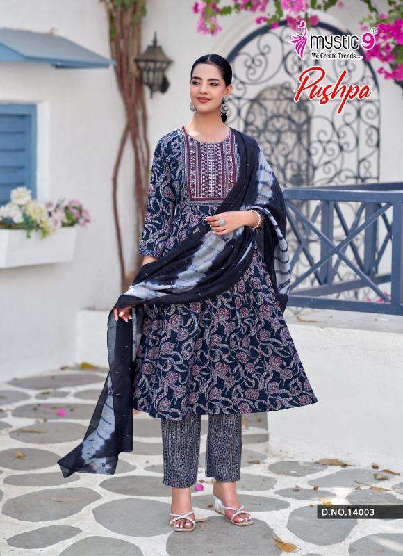 Mystic9 pushpa vol 14 wholesale kurti market in ahemdabad