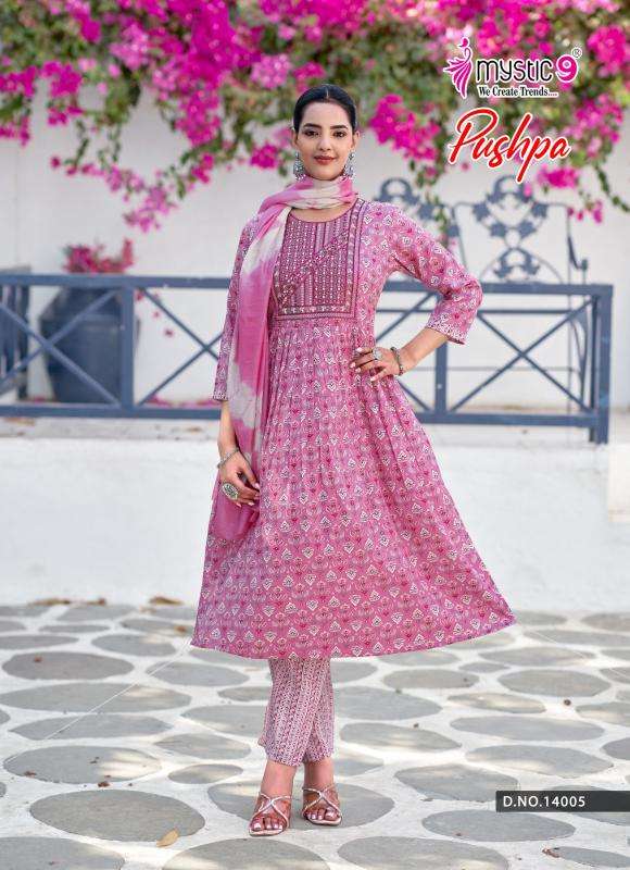 Mystic9 pushpa vol 14 wholesale kurti market in ahemdabad