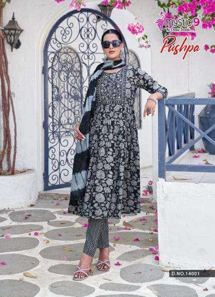 Mystic9 pushpa vol 14 wholesale kurti market in ahemdabad