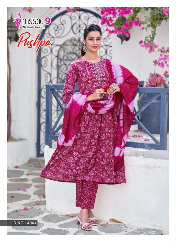 Mystic9 pushpa vol 14 wholesale kurti market in ahemdabad