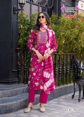 Mystic9 sabri vol 15 wholesale kurti set india