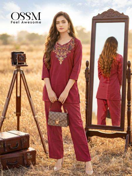 Ossm sara vol 2 cord set best wholesale kurti market in kolkata