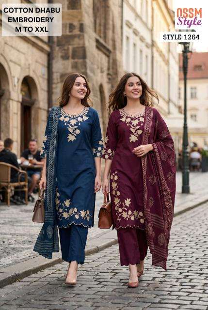 Ossm style 1264 short kurti wholesale market in surat