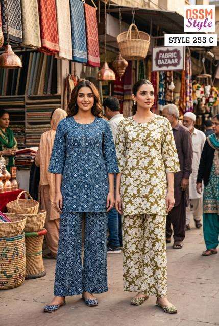 Ossm style 255 wholesale kurti set india