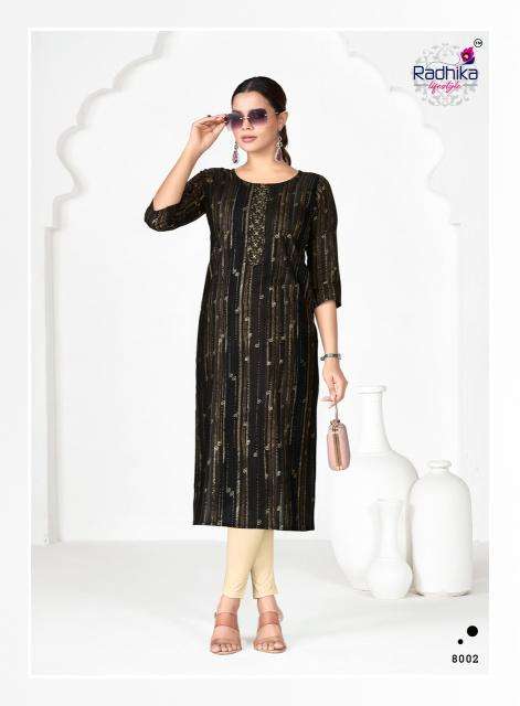 Radhika lifestyle alisha vol 8 wholesale kurti shop near me