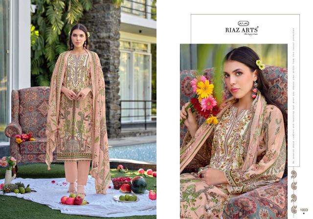 Riaz arts musafir vol-44 wholesale dress material market in surat