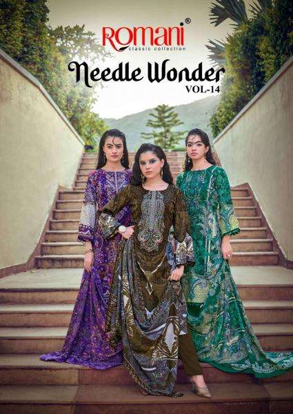 Romani needle wonder vol-14 wholesale market in surat for dress materials