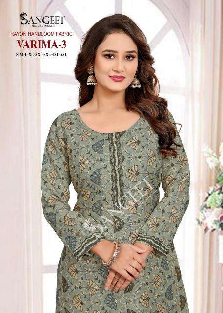 Sangeet varima-3 wholesale indian kurti suppliers