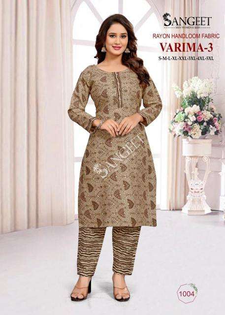 Sangeet varima-3 wholesale indian kurti suppliers