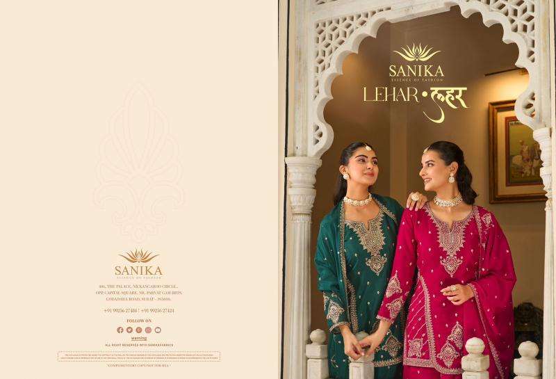Sanika lehar salwar suit wholesale market in surat