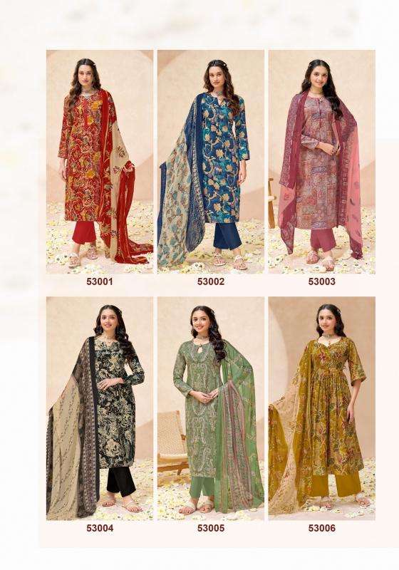 Suryajyoti naisha vol 53 wholesale dress material market in ahmedabad with price