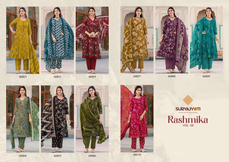 Suryajyoti rashmika vol-6 ladies kurti wholesale market in ahmedabad with price