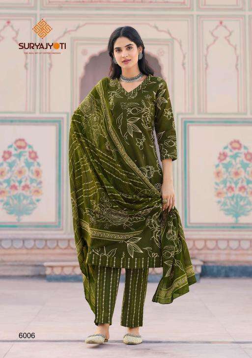Suryajyoti rashmika vol-6 ladies kurti wholesale market in ahmedabad with price