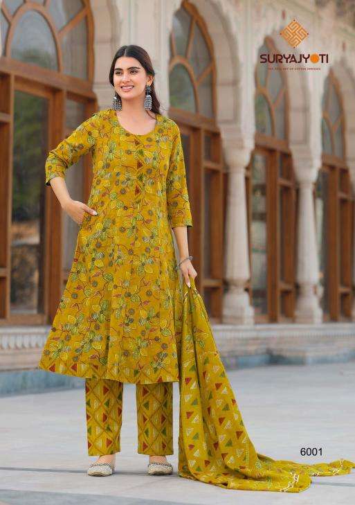 Suryajyoti rashmika vol-6 ladies kurti wholesale market in ahmedabad with price