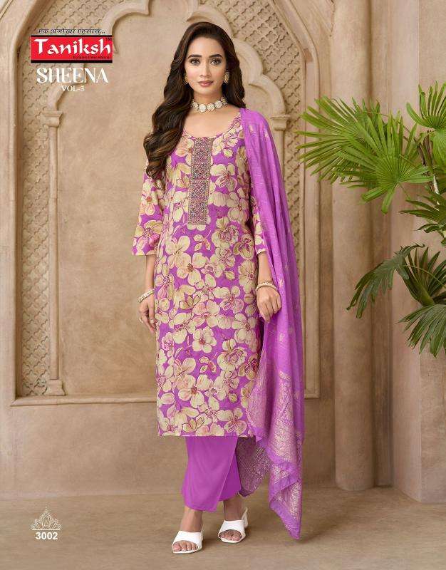 Taniksh sheena vol 3 wholesale kurti market near me