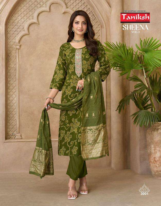 Taniksh sheena vol 3 wholesale kurti market near me