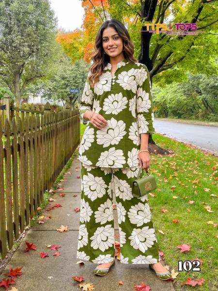 Tips & tops fashion beats vol 17 coord set wholesale kurti set india