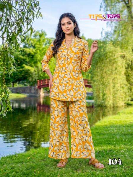 Tips & tops fashion beats vol 17 coord set wholesale kurti set india