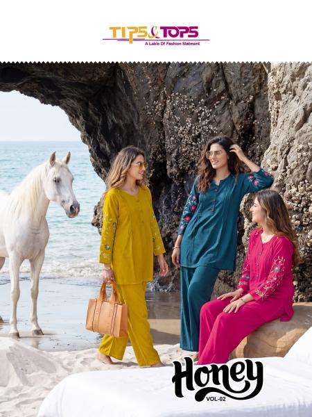 Tips & tops honey coord set wholesale indian kurti suppliers