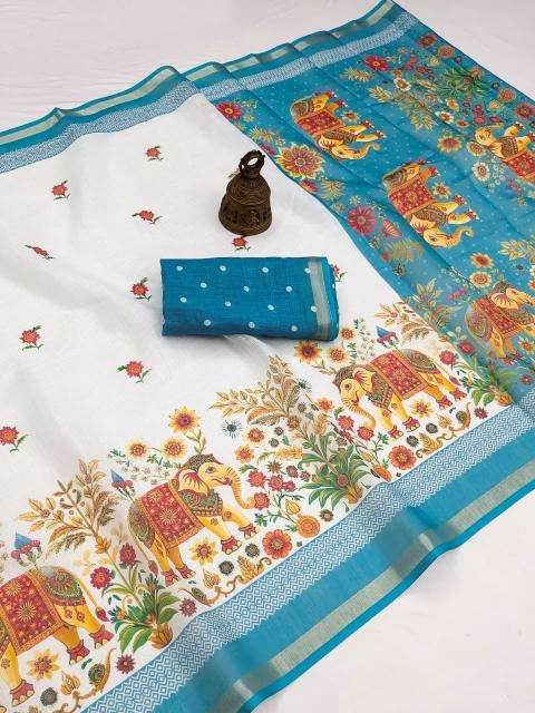 Vastrangan digital print wholesale saree market in ahmedabad with price list