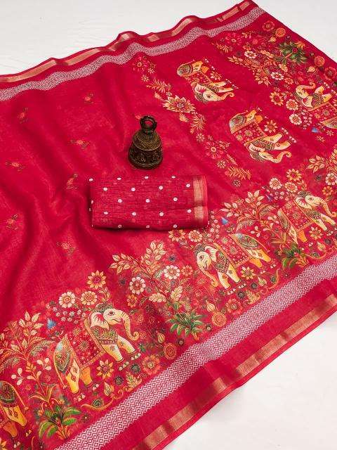 Vastrangan digital print wholesale saree market in ahmedabad with price list