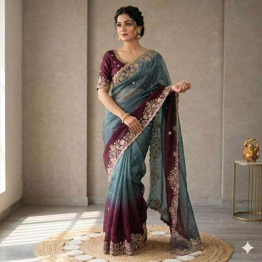 Vastrangan party wear indian wholesale saree suppliers