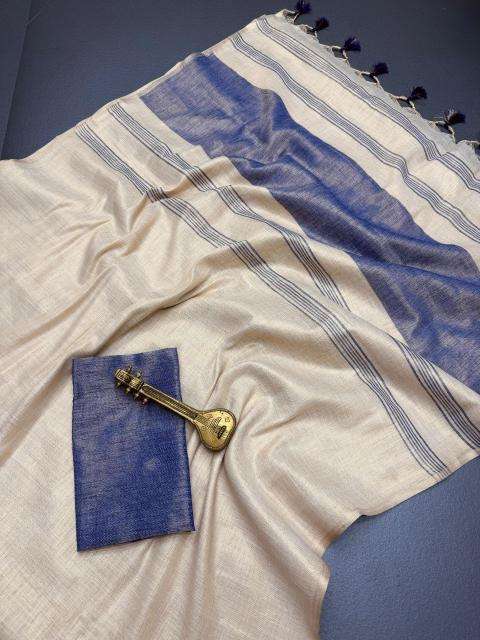 Vastrangan soft linen wholesale indian saree