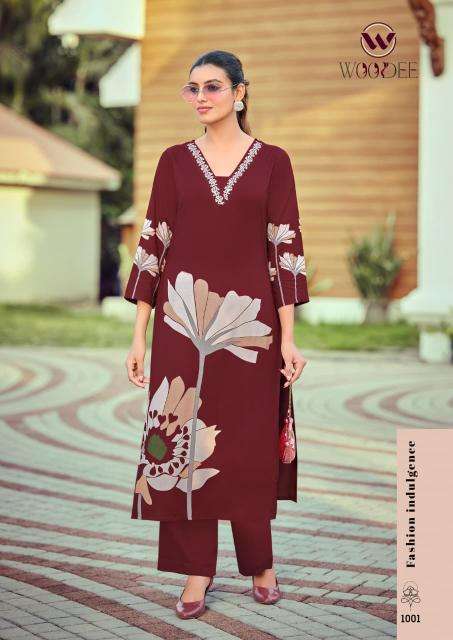 Woodee harmeen surat kurti wholesale market 2023