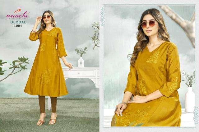 Aanchi global  liva kurtis wholesale