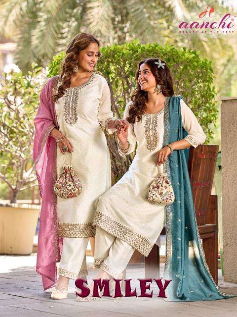 Aanchi smiley wholesale market kurti in surat