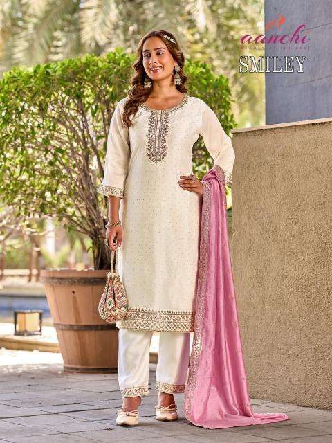 Aanchi smiley wholesale market kurti in surat