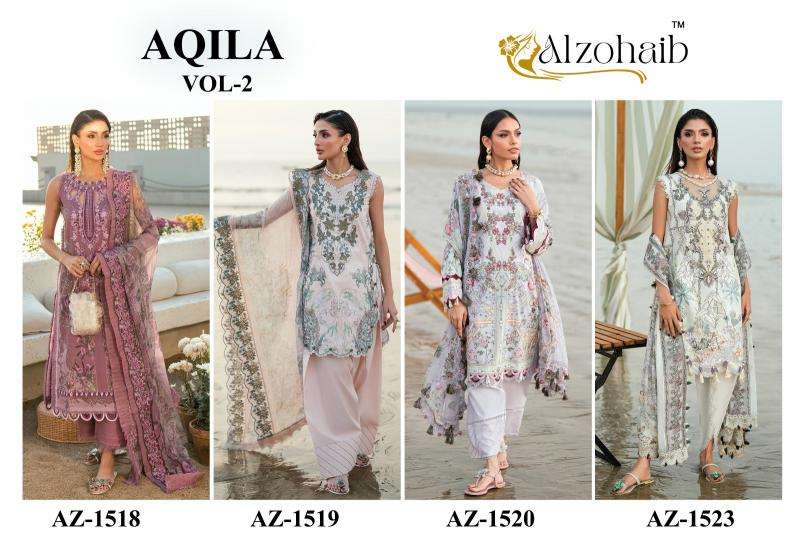Al zohaib aqila vol 2 Wholesale salwar suits in Surat