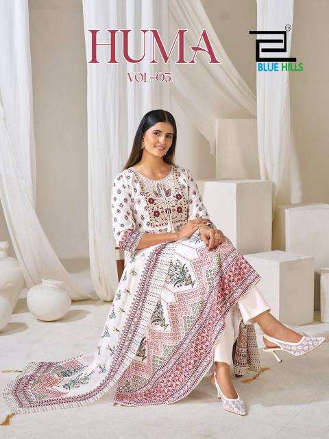 Blue hills huma 5 Wholesale Kurtis in Surat market
