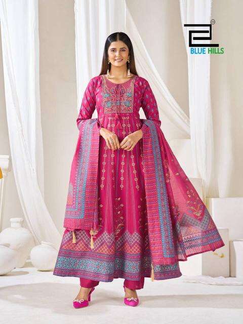 Blue hills huma 5 Wholesale Kurtis in Surat market