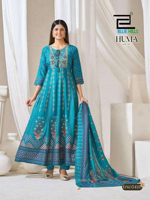 Blue hills huma 5 Wholesale Kurtis in Surat market