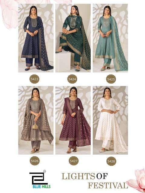 Blue hills lights of festival balika Ghandhinagar kurti suppliers