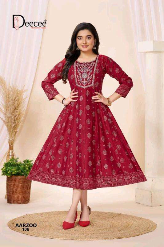 Deecee aarzoo biba Printed kurtis wholesale in Amreli