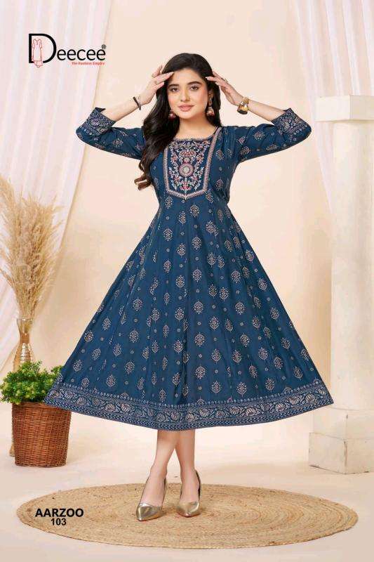 Deecee aarzoo biba Printed kurtis wholesale in Amreli