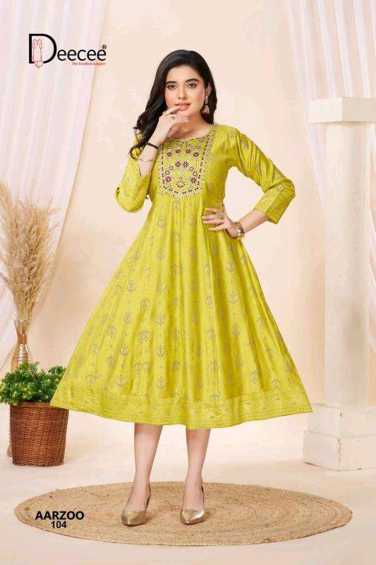 Deecee aarzoo biba Printed kurtis wholesale in Amreli