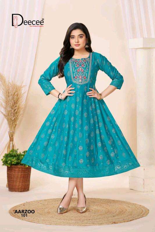 Deecee aarzoo biba Printed kurtis wholesale in Amreli