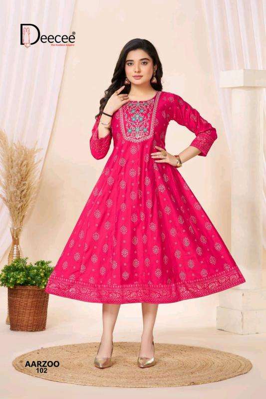 Deecee aarzoo biba Printed kurtis wholesale in Amreli