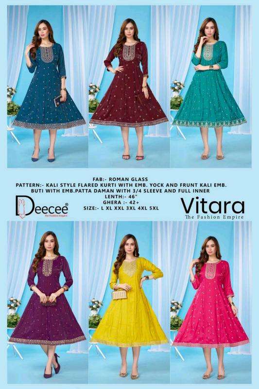 Deecee vitara biba Ladies kurtis wholesale in Amreli