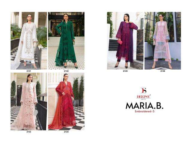 Deepsy maria b premium embroidered-5  Wholesale suit market in Gujarat