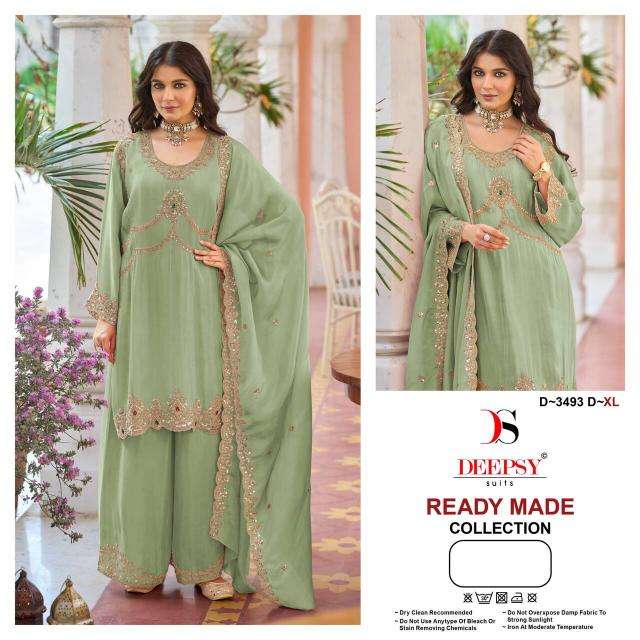 Deepsy ready to wear collcetion D-3493 Valsad wholesale clothing market
