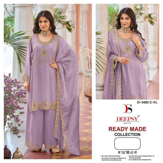 Deepsy ready to wear collcetion D-3493 Valsad wholesale clothing market
