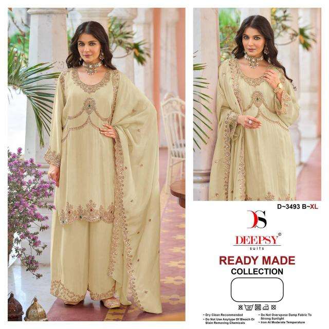 Deepsy ready to wear collcetion D-3493 Valsad wholesale clothing market