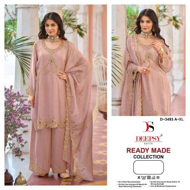 Deepsy ready to wear collcetion D-3493 Valsad wholesale clothing market