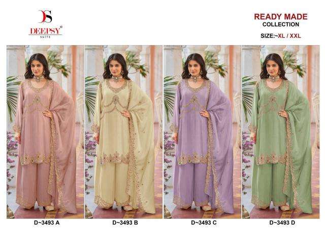 Deepsy ready to wear collcetion D-3493 Valsad wholesale clothing market