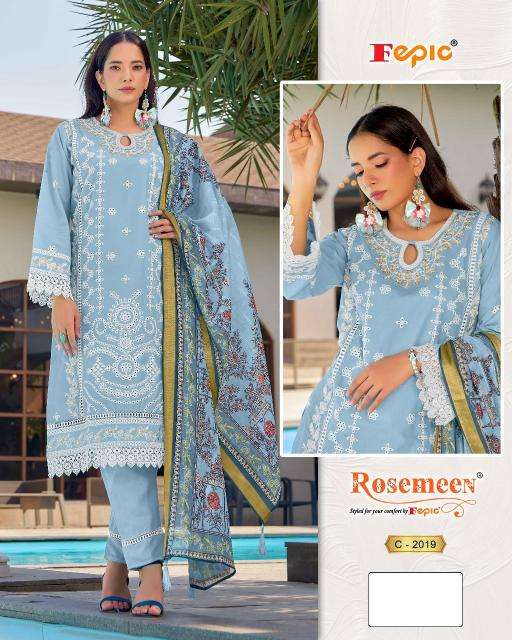 Fepic rosemeen C-2019 Wholesale dress material suppliers in Vadodara